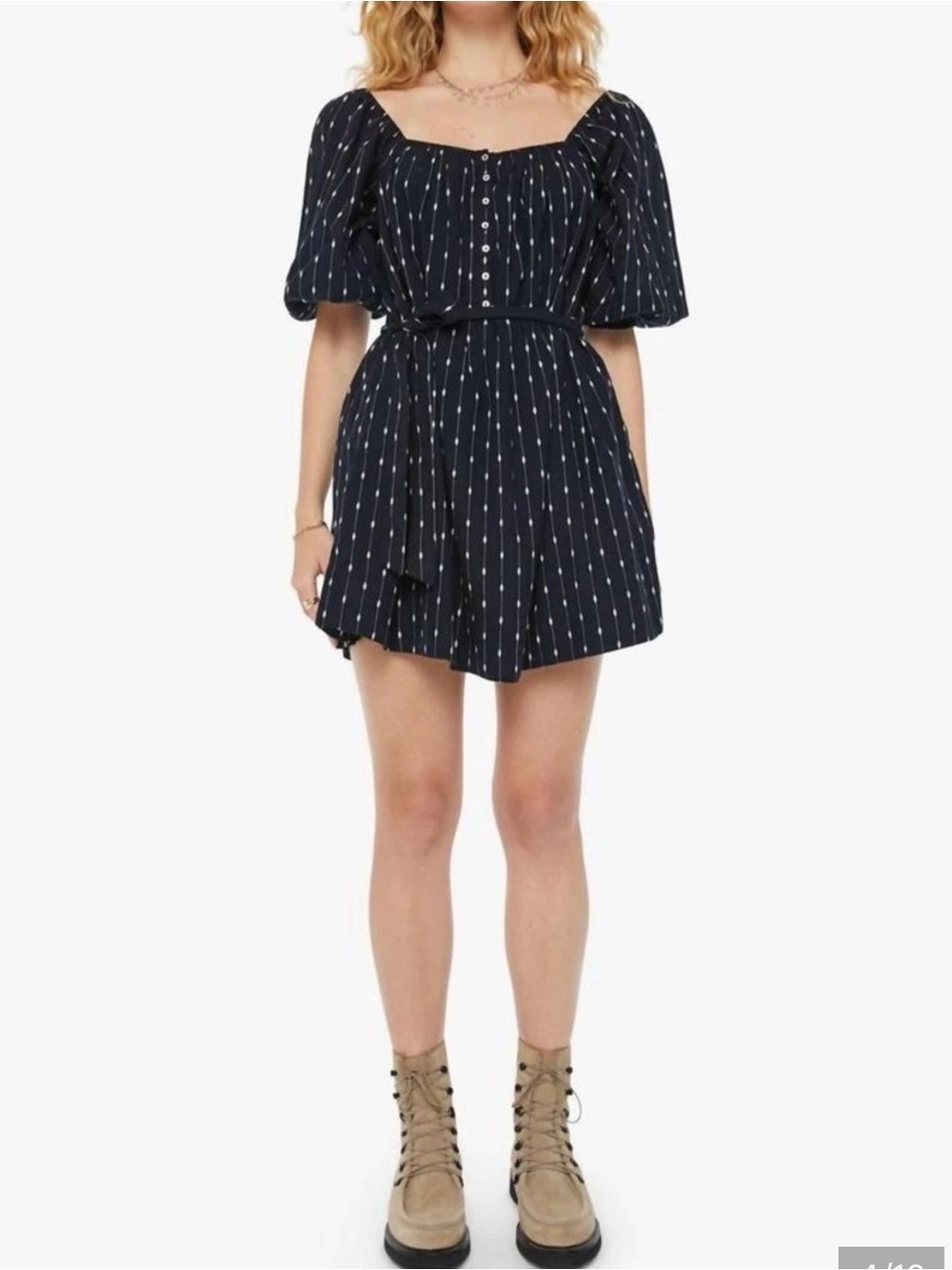 MOTHER the run wild dress dotted line